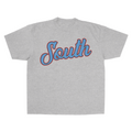 Dream South Script Tee (Grey/Blue/Red)
