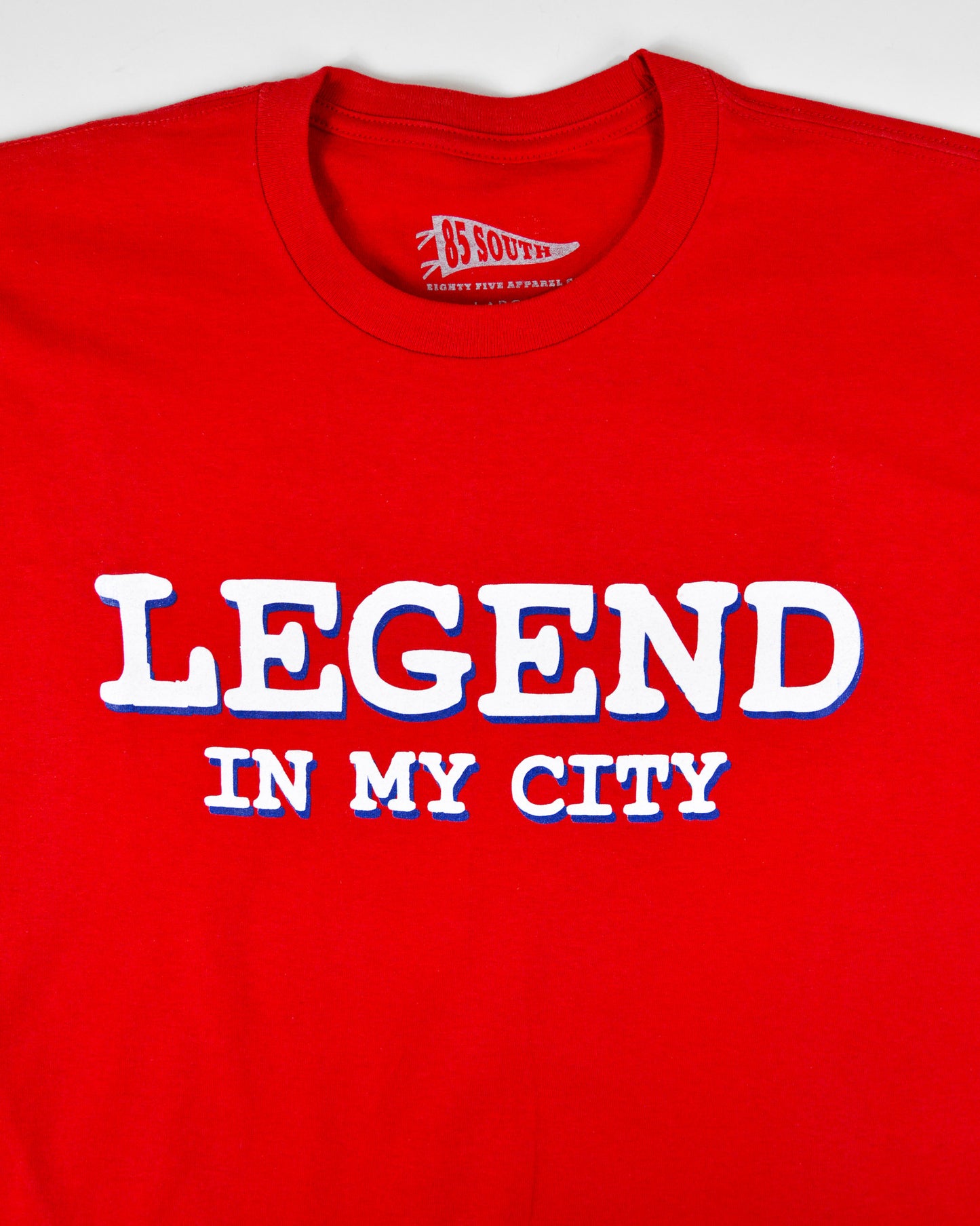 Legend In My City Short Sleeve Tee -Red