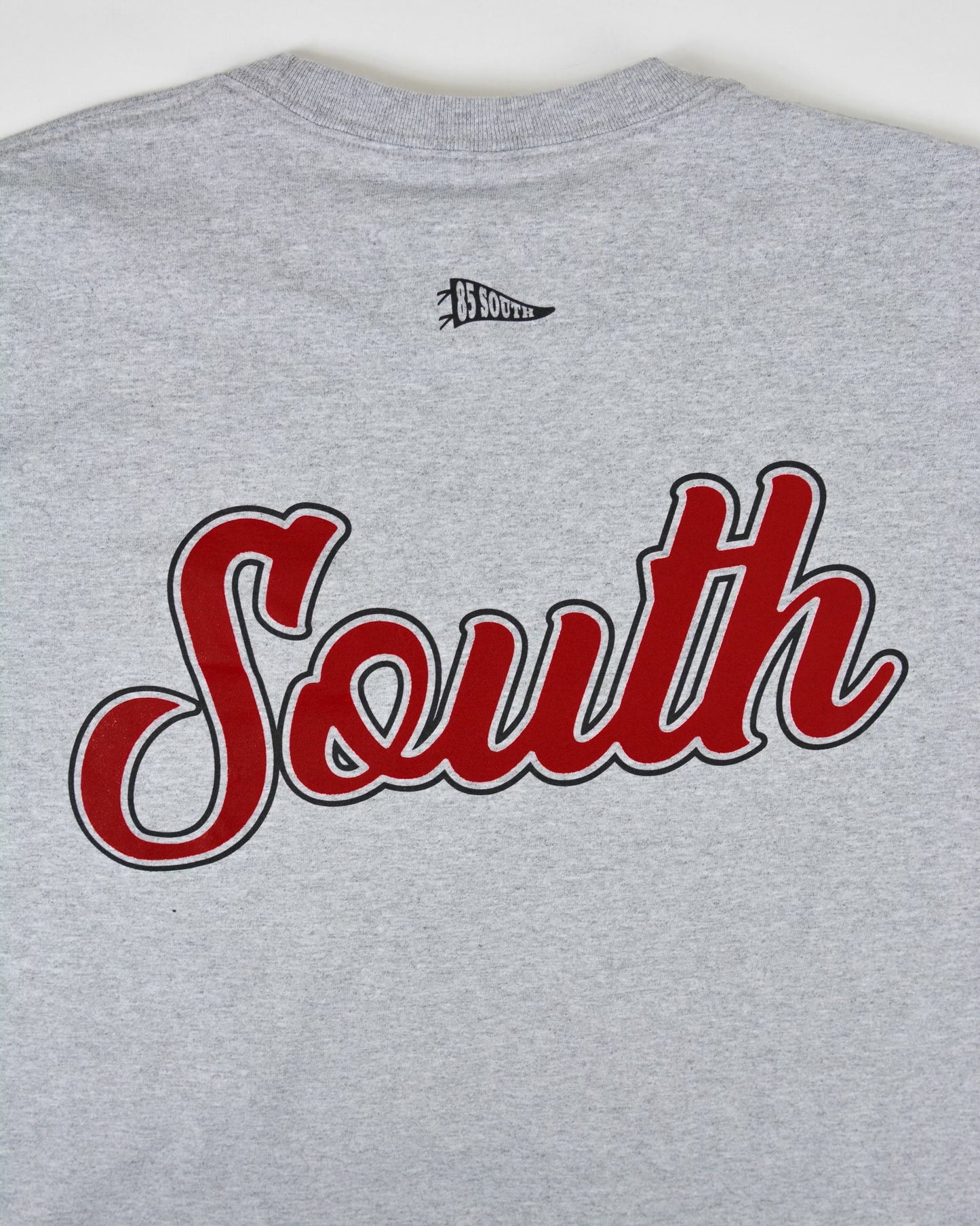 South Side Embroidered Tee - Burgundy