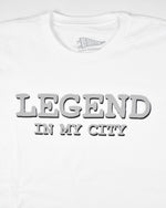 Legend In My City Short Sleeve Tee - White