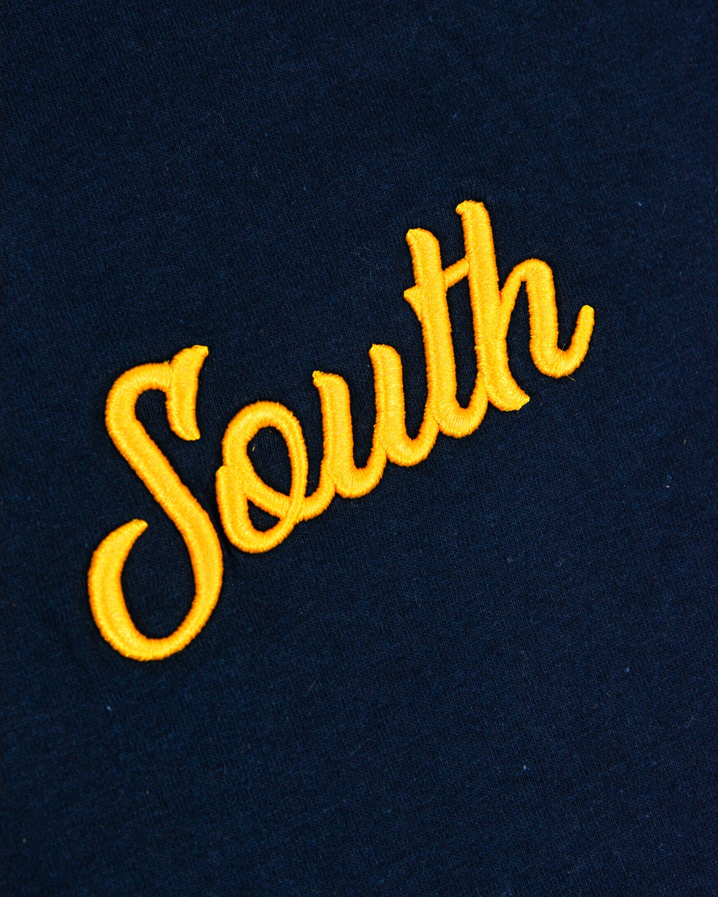 South Side Embroidered Tee - Navy