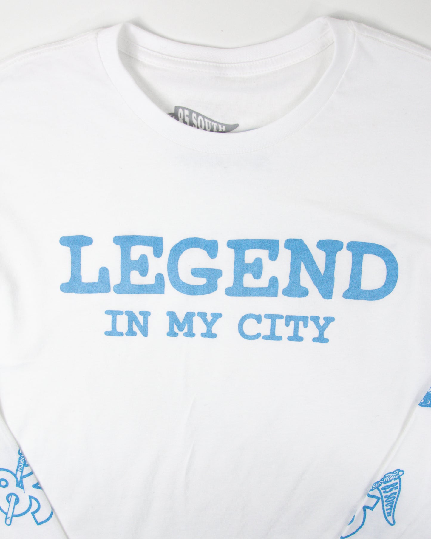 Legend In My City LS- White/Blue