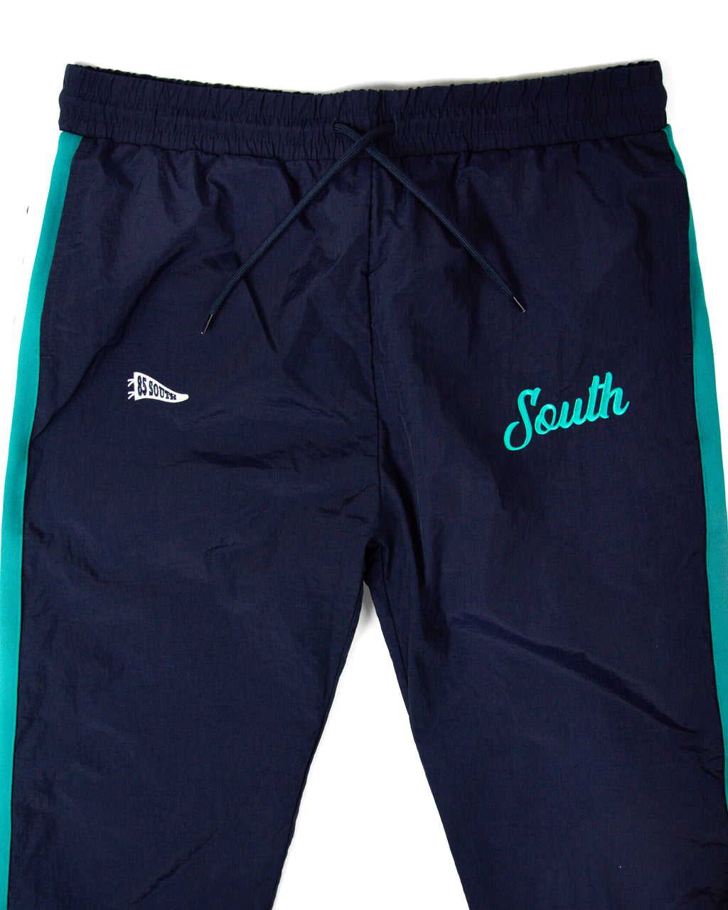 South Script Swishy Joggers - Navy