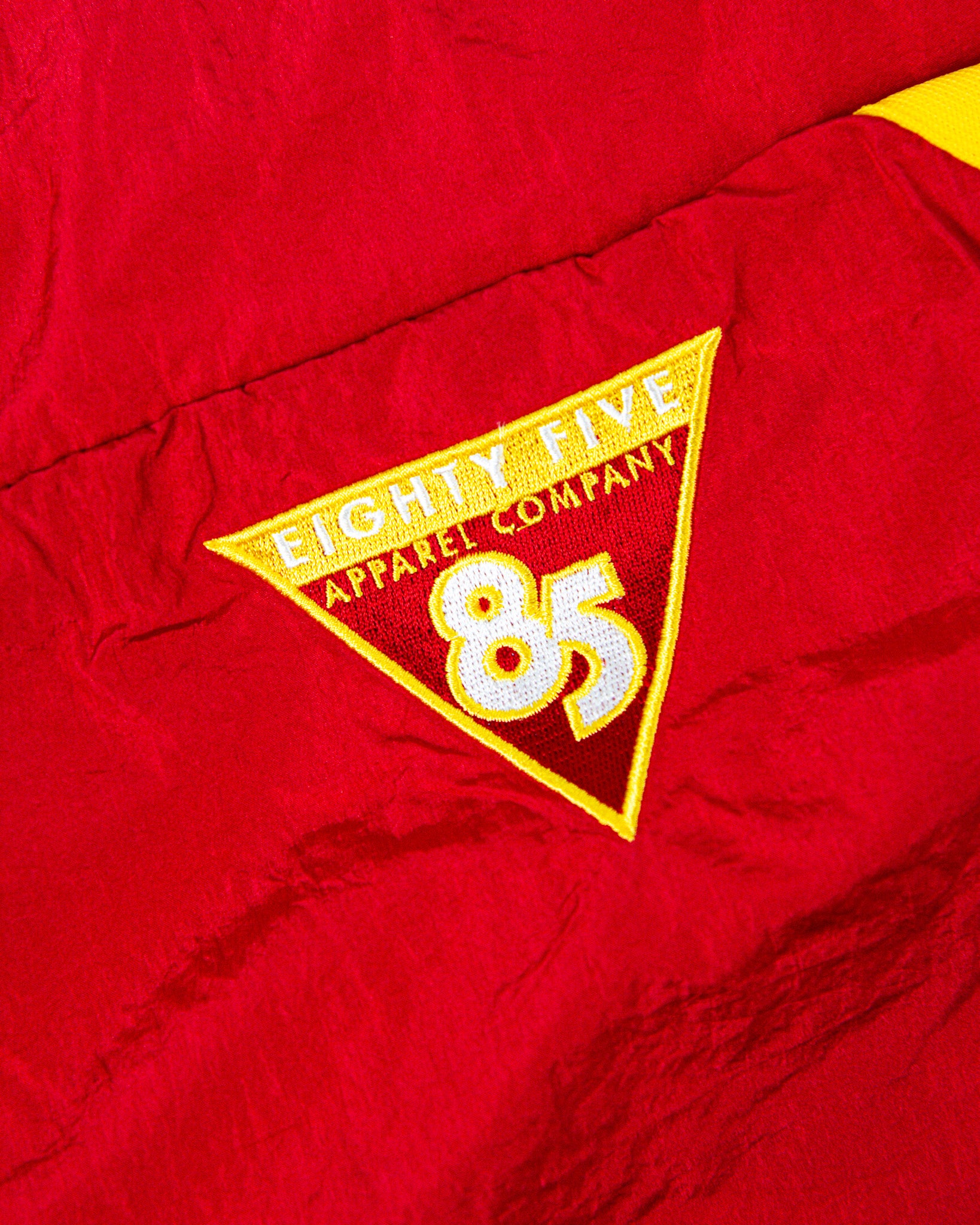 South Script Swishy Jacket - Red