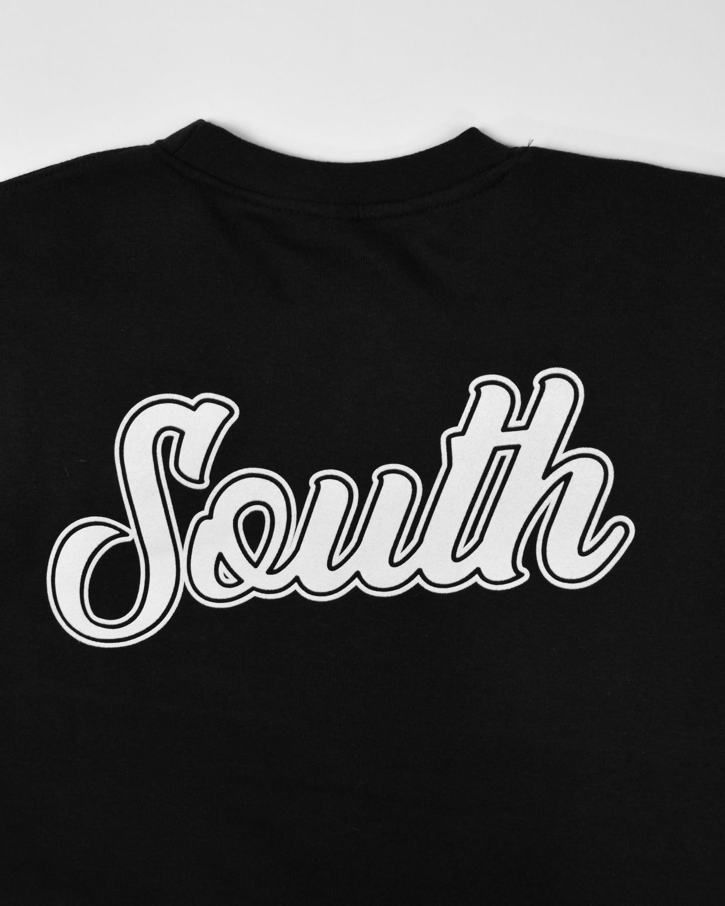 Evergreen South Script Crewneck - Black