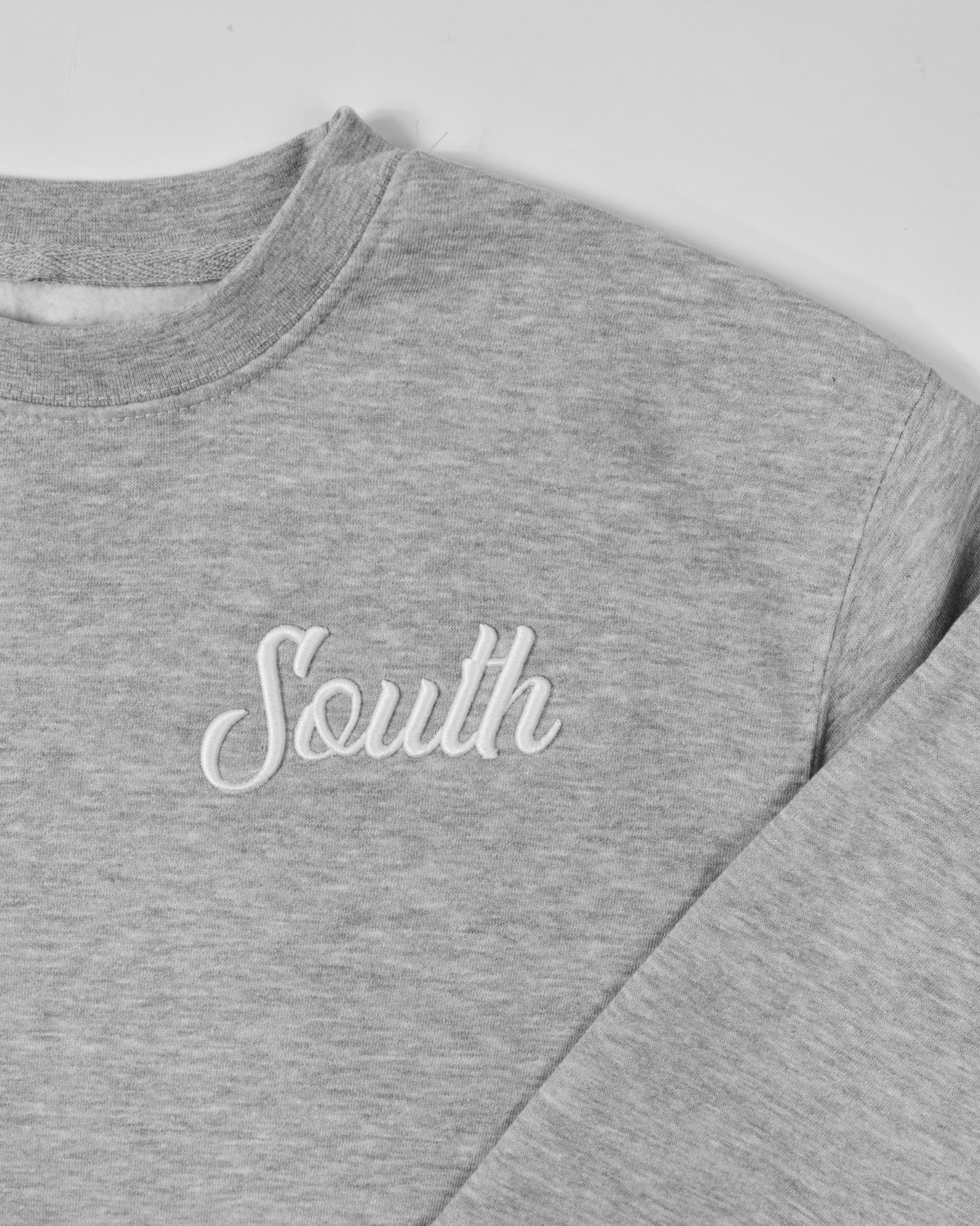 Southern Premium Comfort Crewneck - Heather Grey