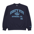 Carolina Blue Print - Collegiate Mesh Crewneck - Navy