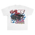 90's Nascar Tee (Front/Back) - White