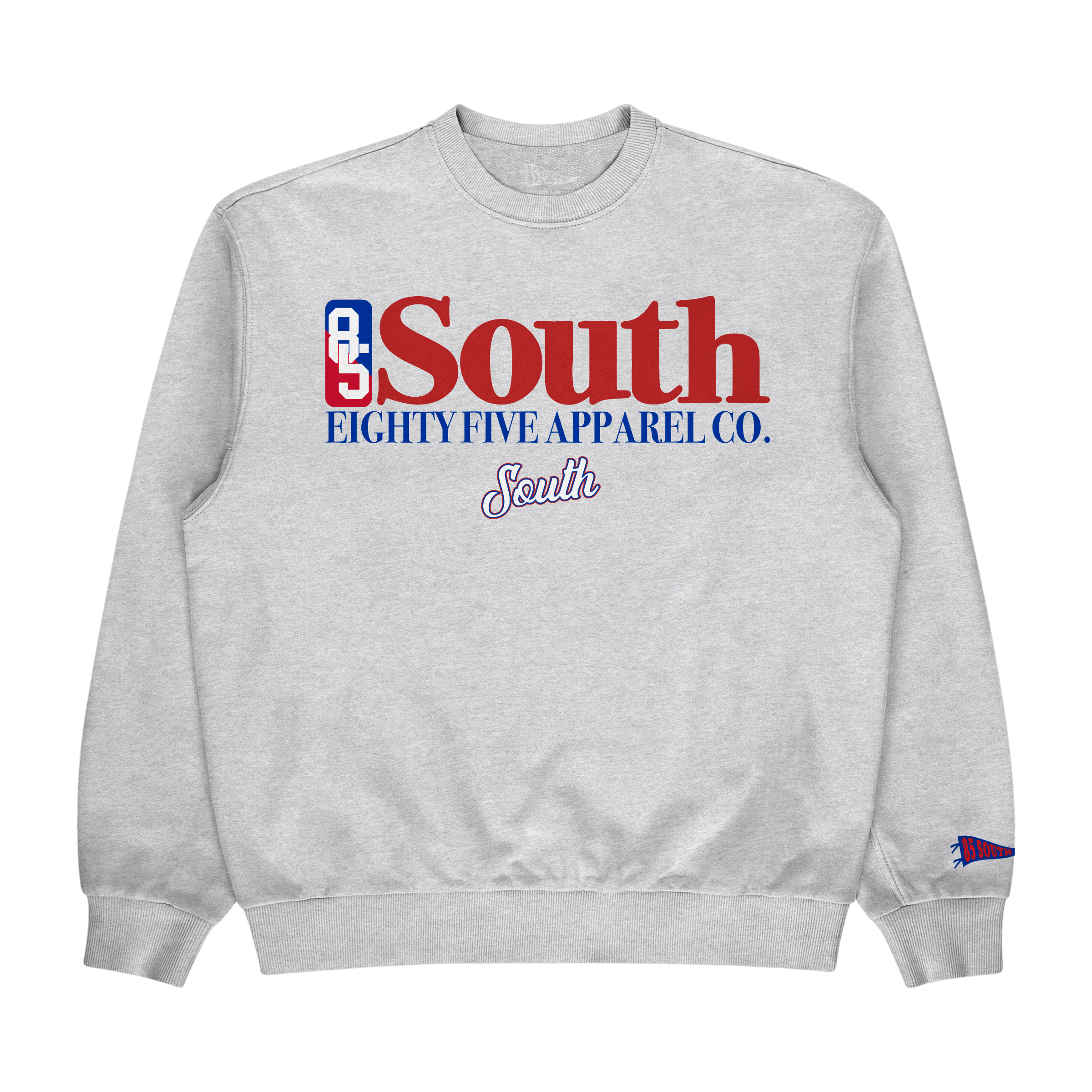 South Serif Crewneck - Grey