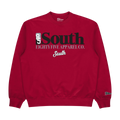 South Serif Crewneck - Red