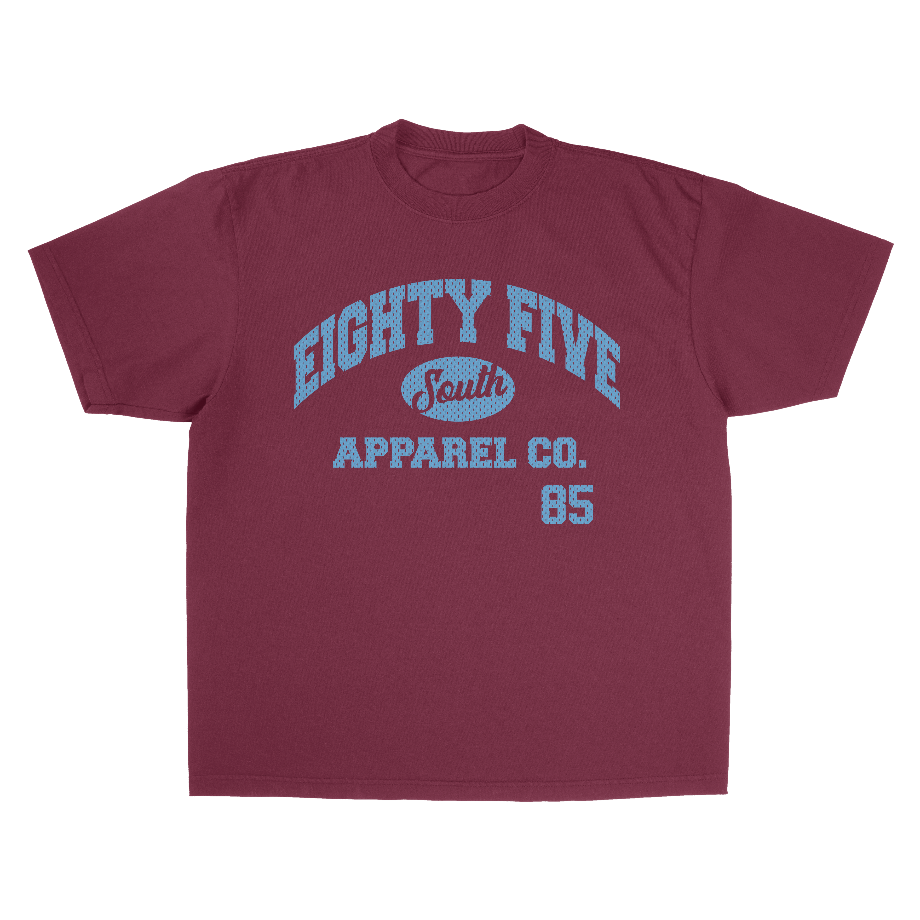 Collegiate Mesh T-Shirt (Maroon/Carolina Blue)