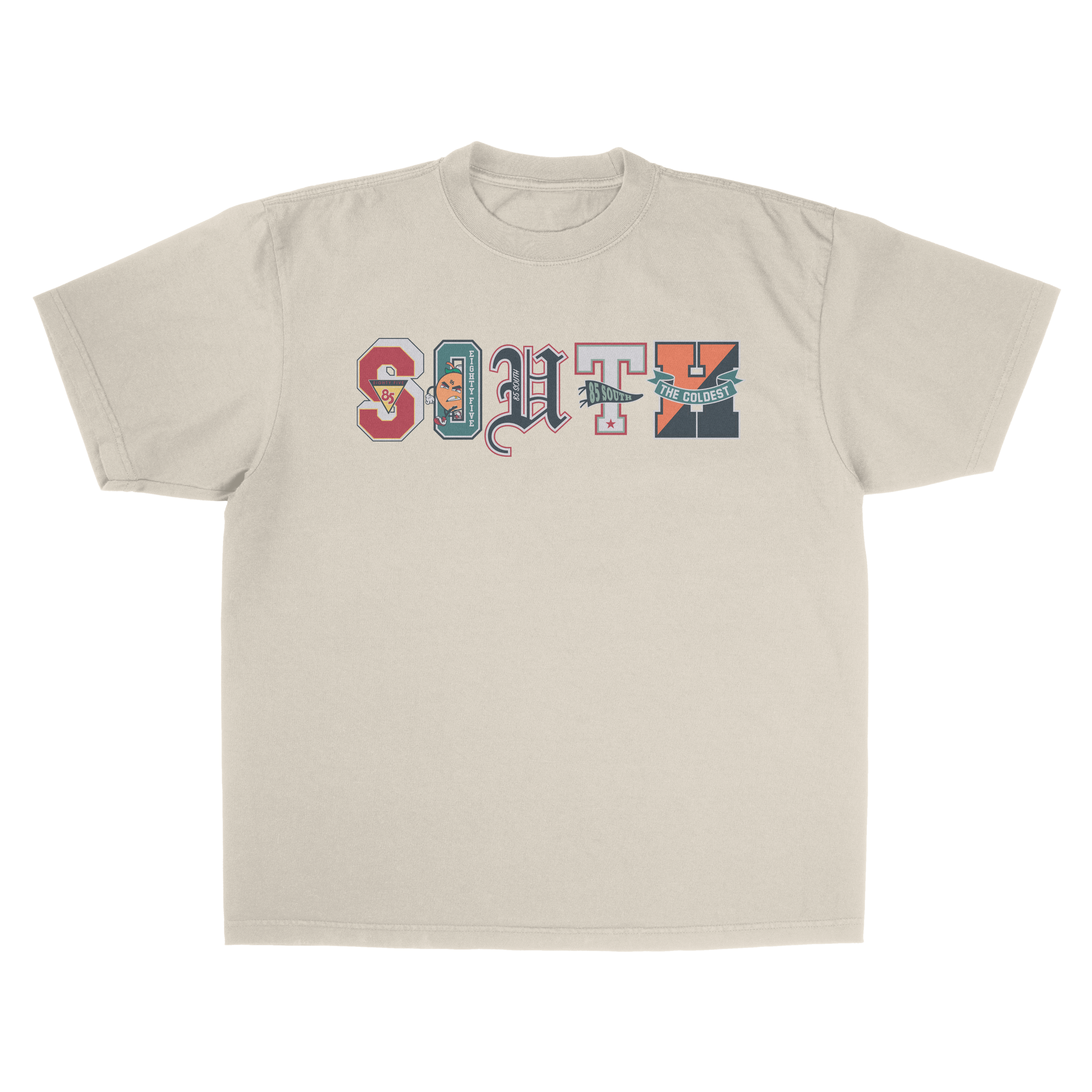 College Mix T-Shirt (Natural/Multicolor)