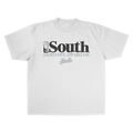 South Serif Tee (White/Black)
