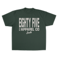 Eighty Five Tall Stack Tee (Forest Green/Cream)