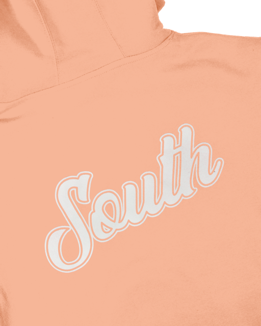 Evergreen South Script Hoodie - Peach