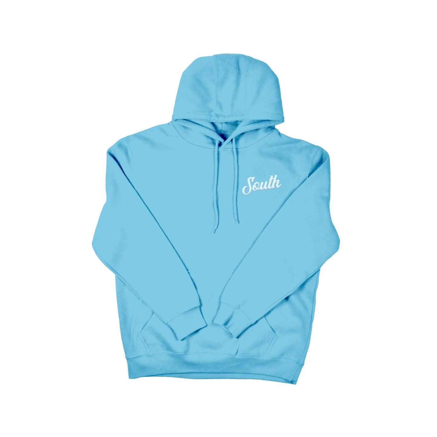 Evergreen South Script Hoodie - Light Blue