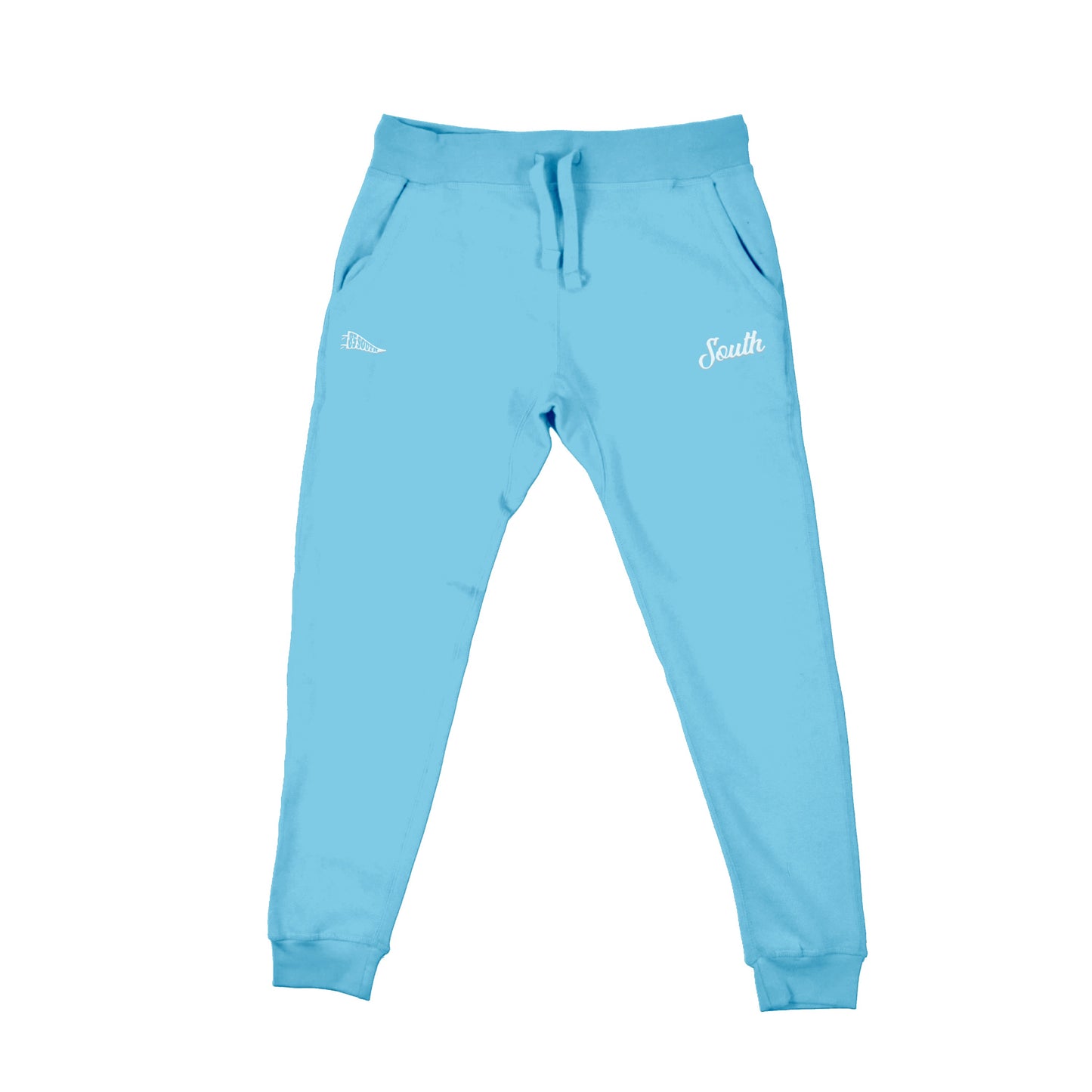 Evergreen South Script Joggers - Light Blue