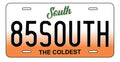 85 South License Plate