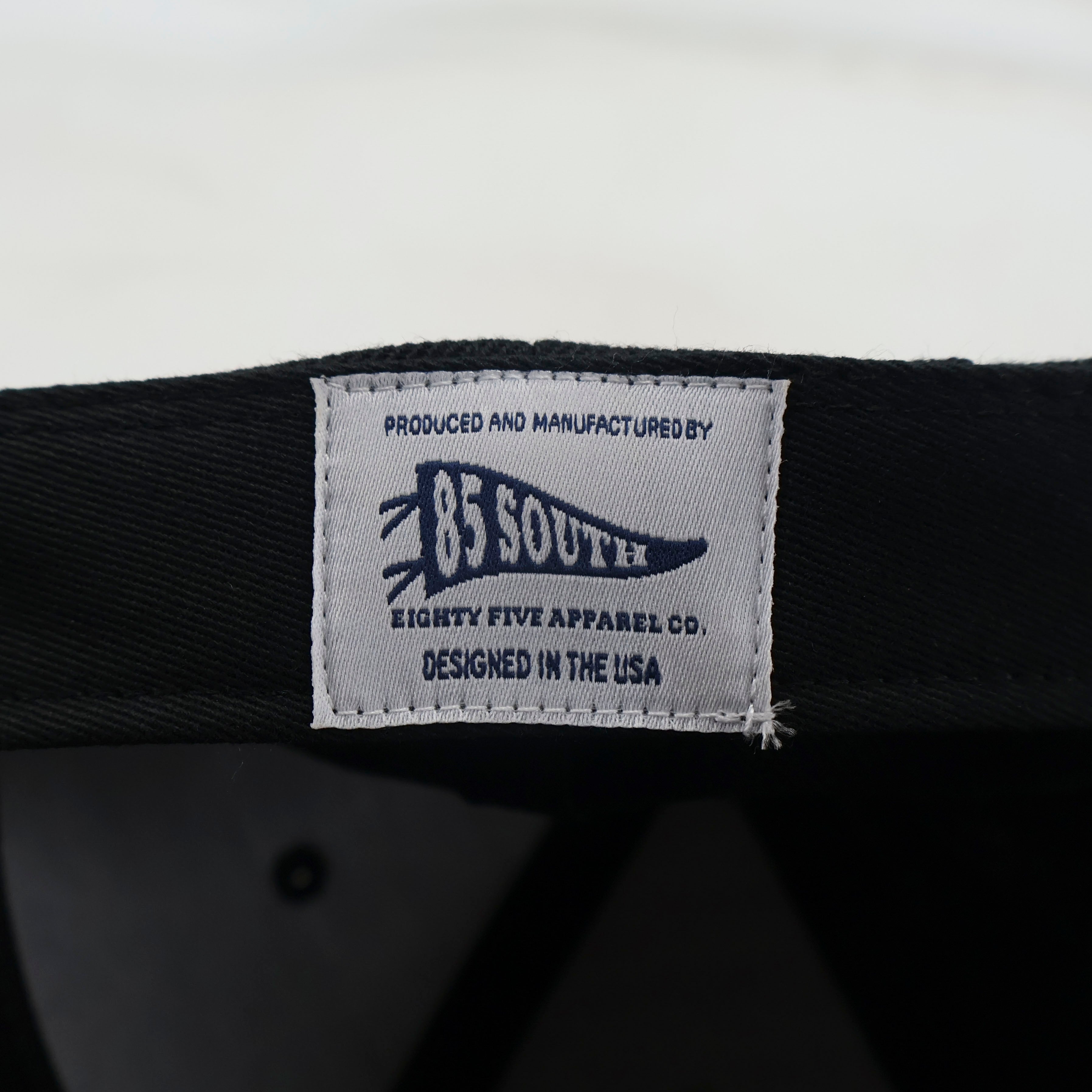 "South Tomahawk" Snapback Hat (Black)