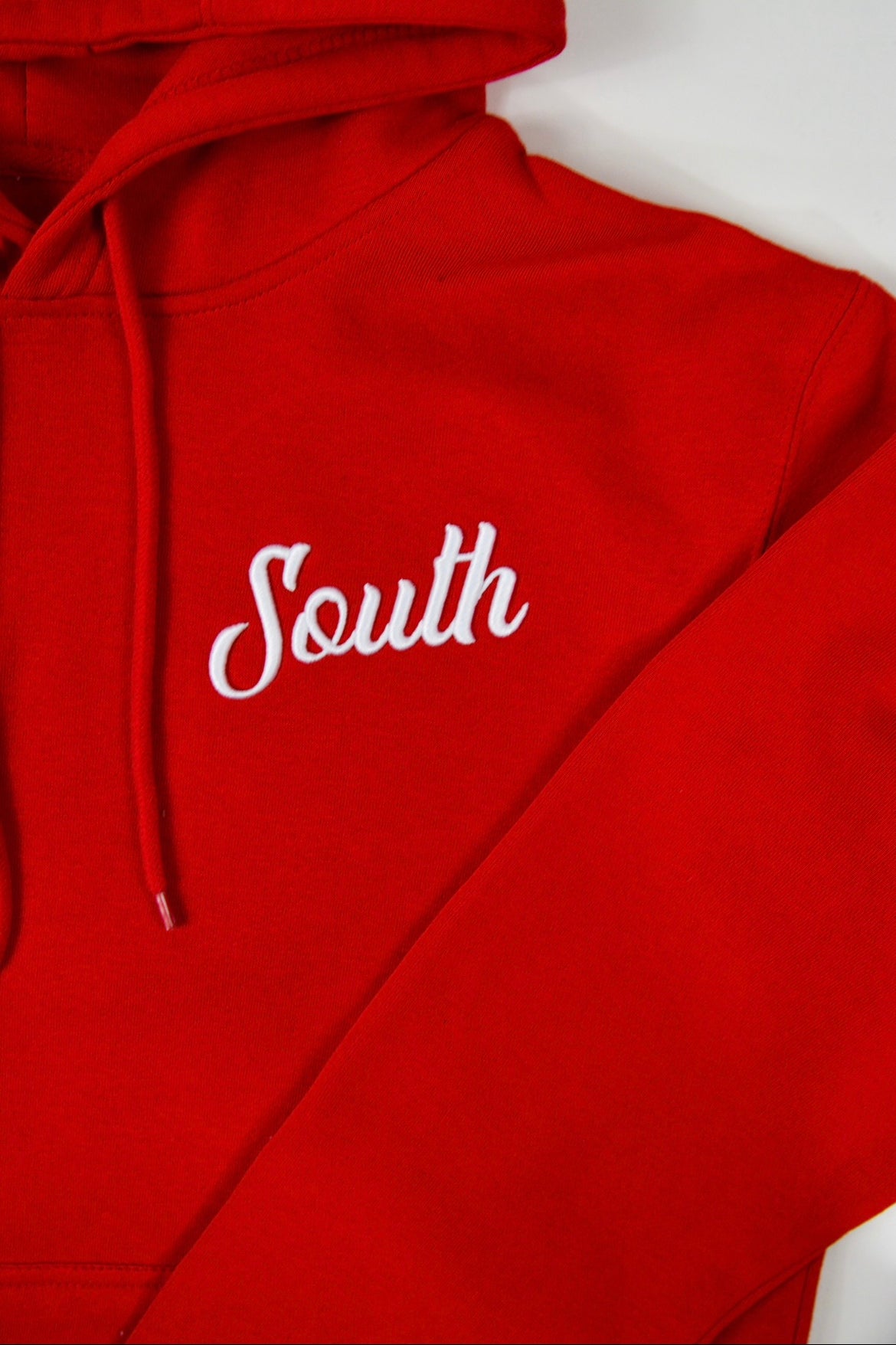 Evergreen South Script Hoodie - Red