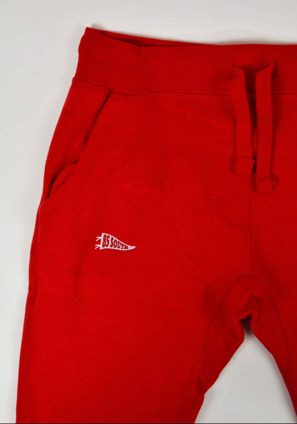 Evergreen South Script Joggers-Red