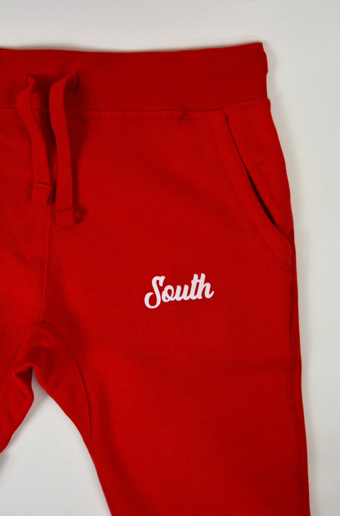 Evergreen South Script Joggers - Red