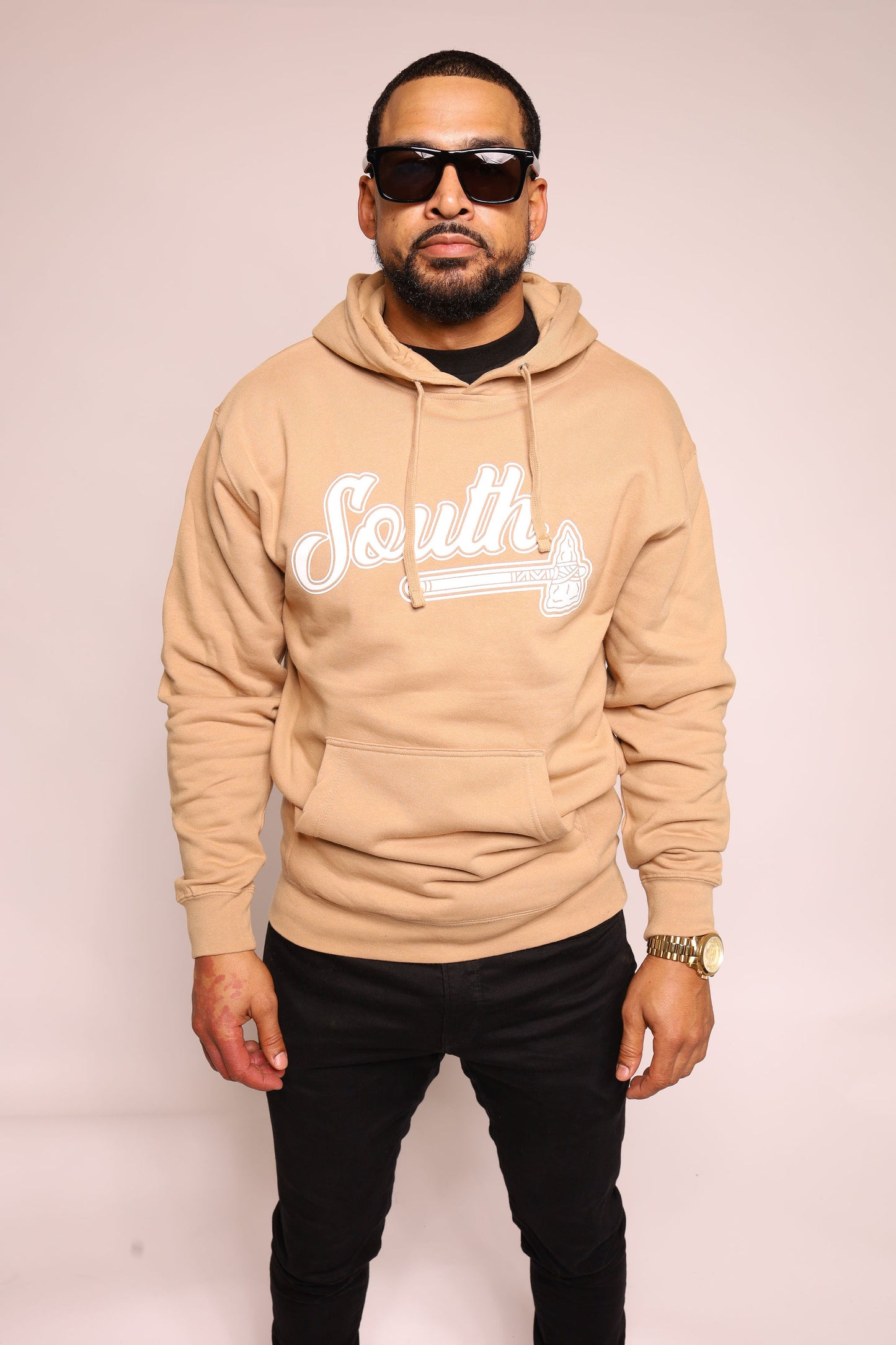 Classic Tomahawk Hoodie - Sand/White