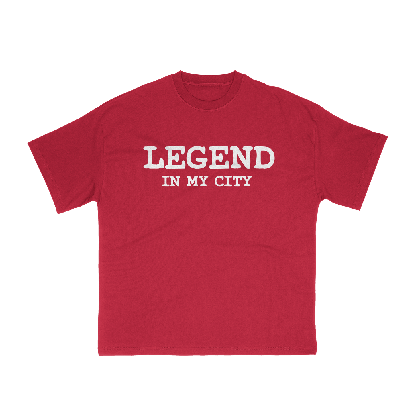 Legend In My City Short Sleeve Tee - Red