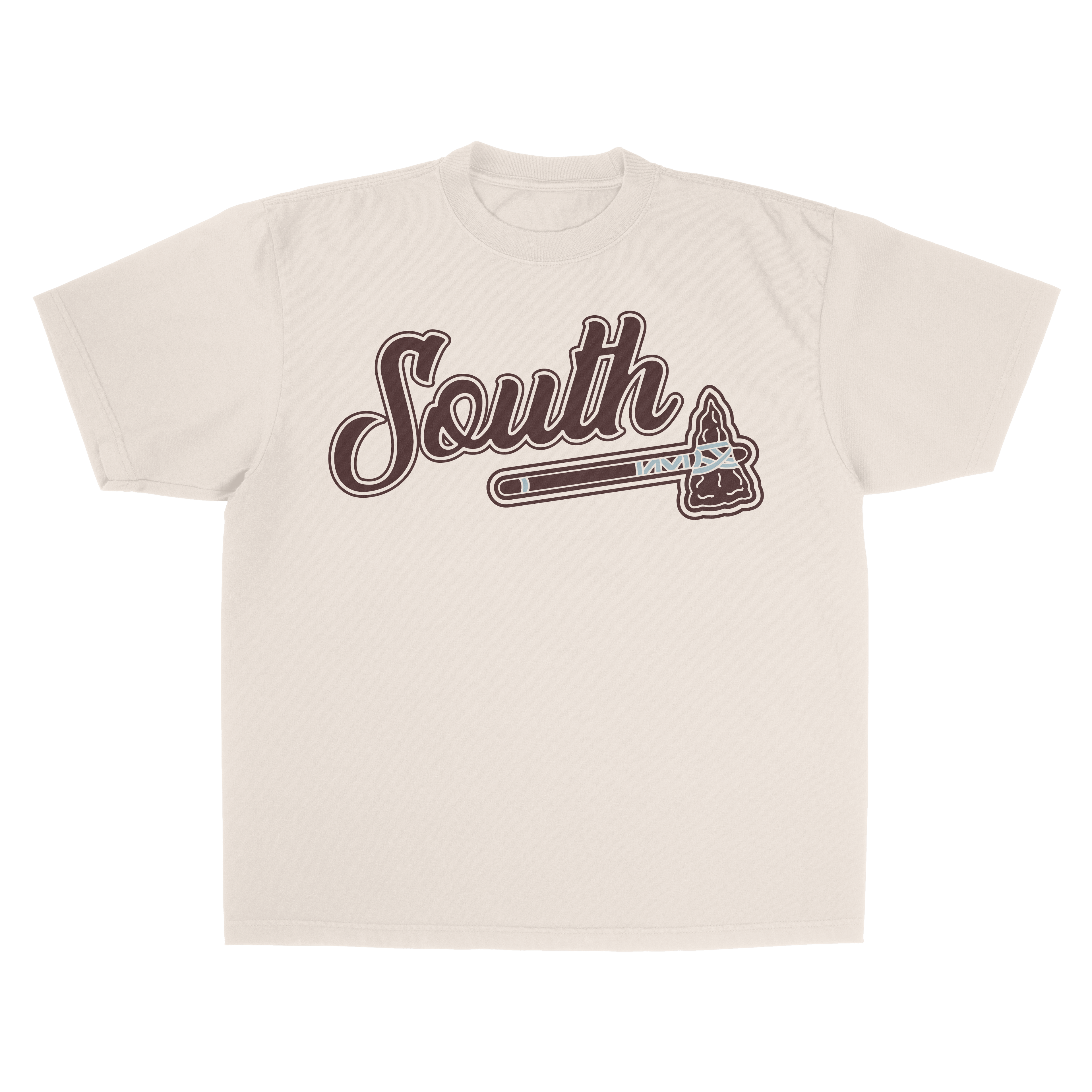MLK Tomahawk Tee (Cream/Brown)