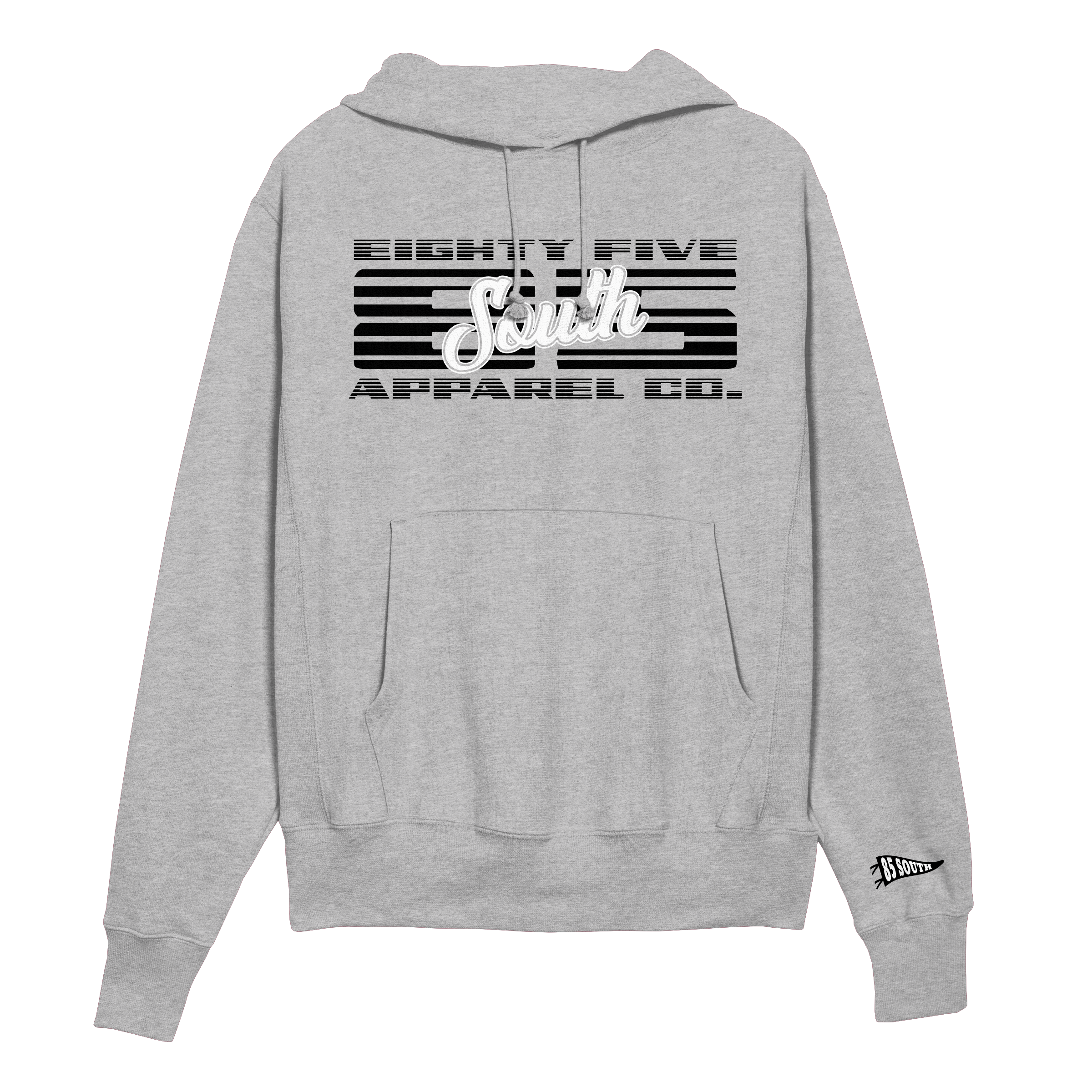 F2 - Moto 85 Script Hoodie - Grey