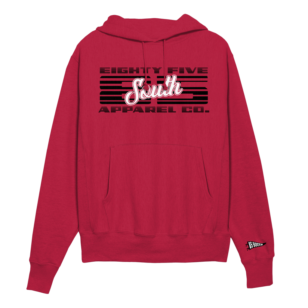E2 - Moto 85 Script Hoodie - Red