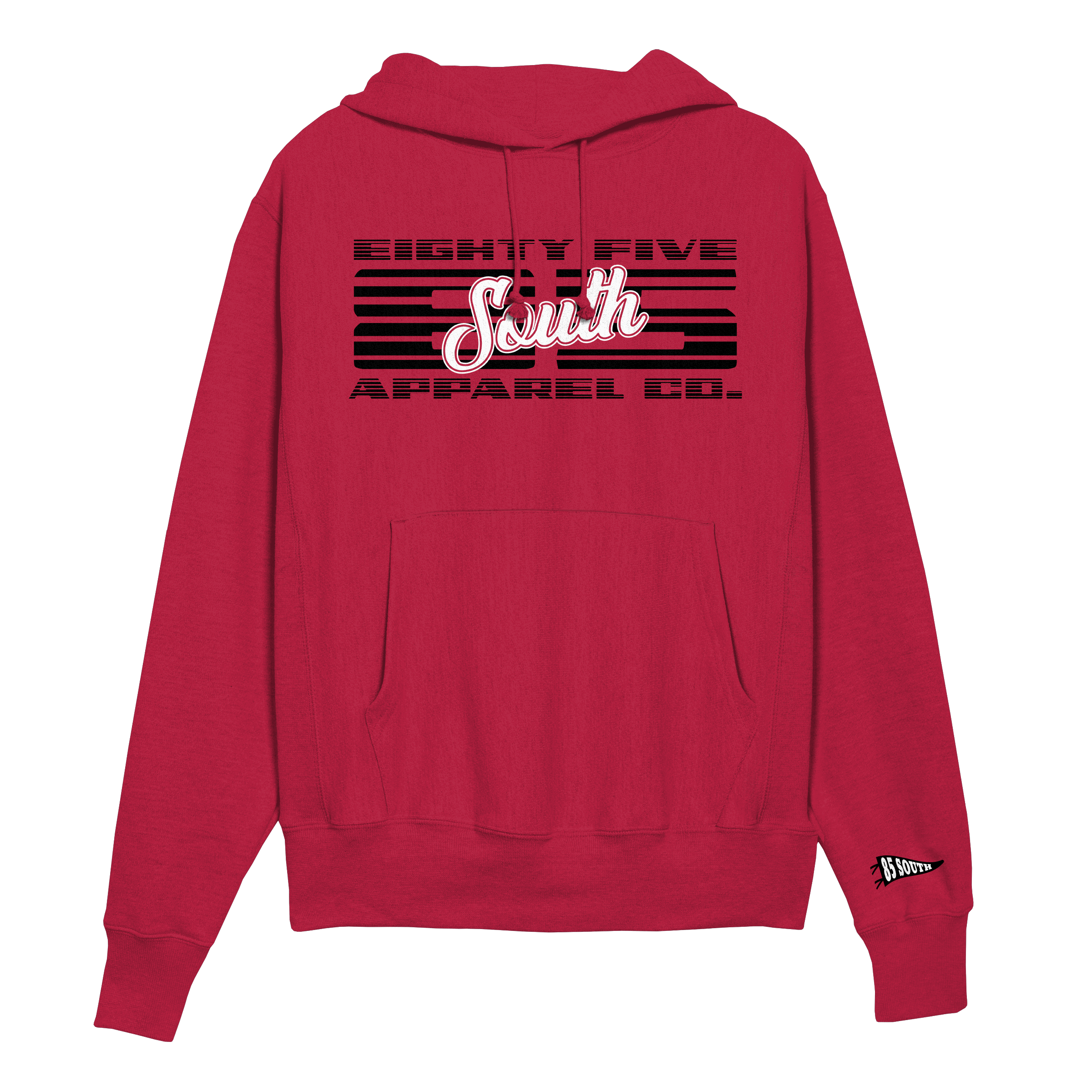 E2 - Moto 85 Script Hoodie - Red