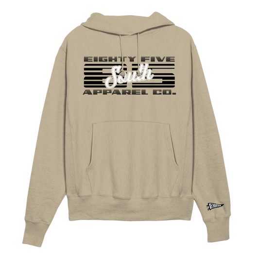 D1- Moto 85 Script Hoodie - Tan