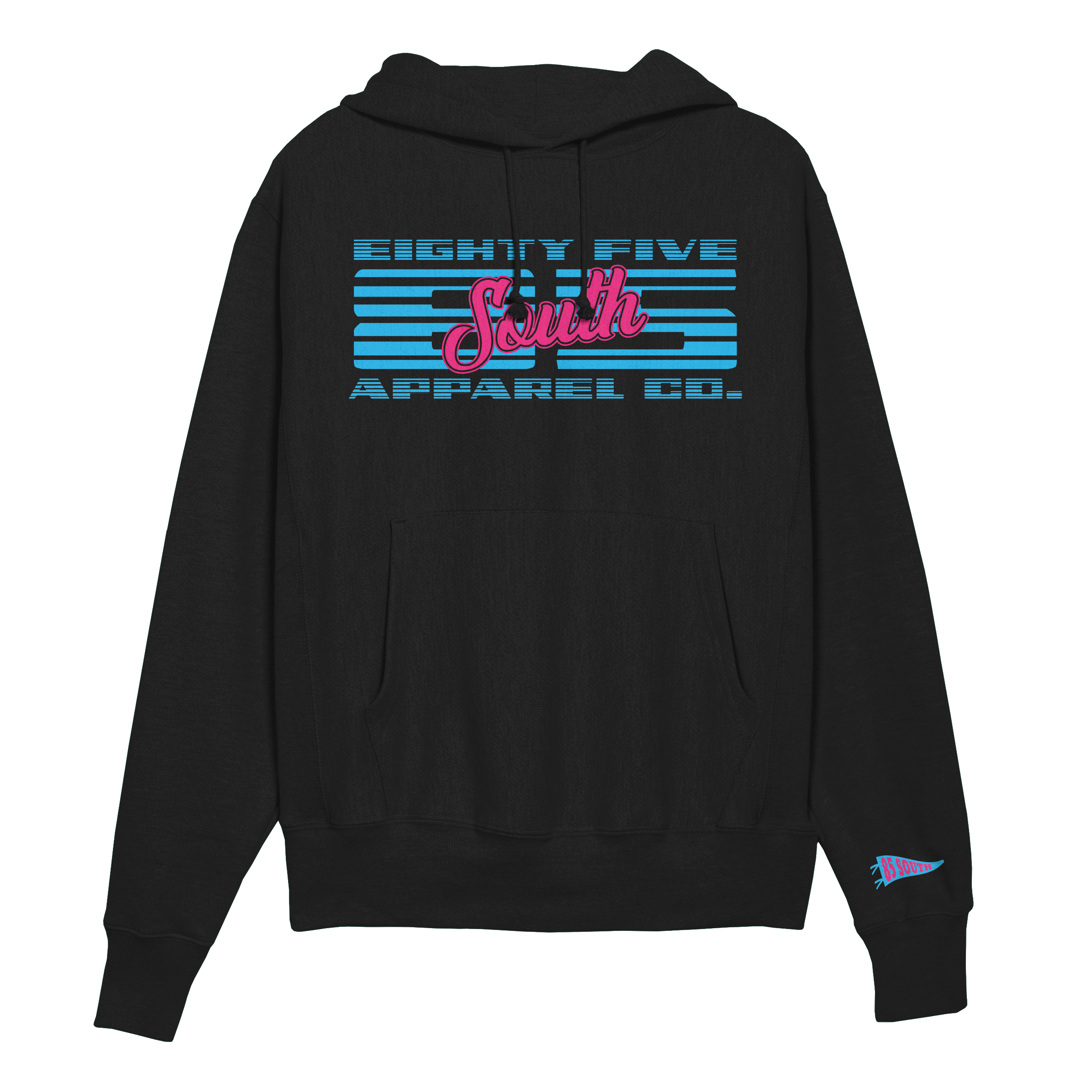 D2 - Moto 85 Script Hoodie - Black