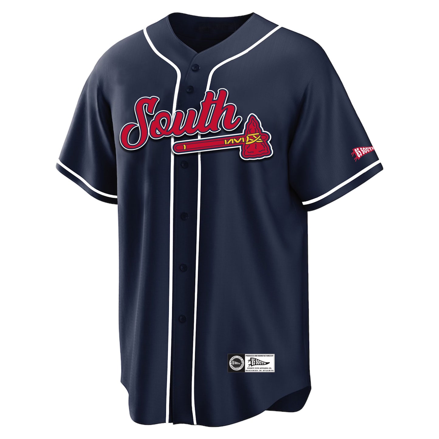 Classic Tomahawk Baseball Jersey - Navy