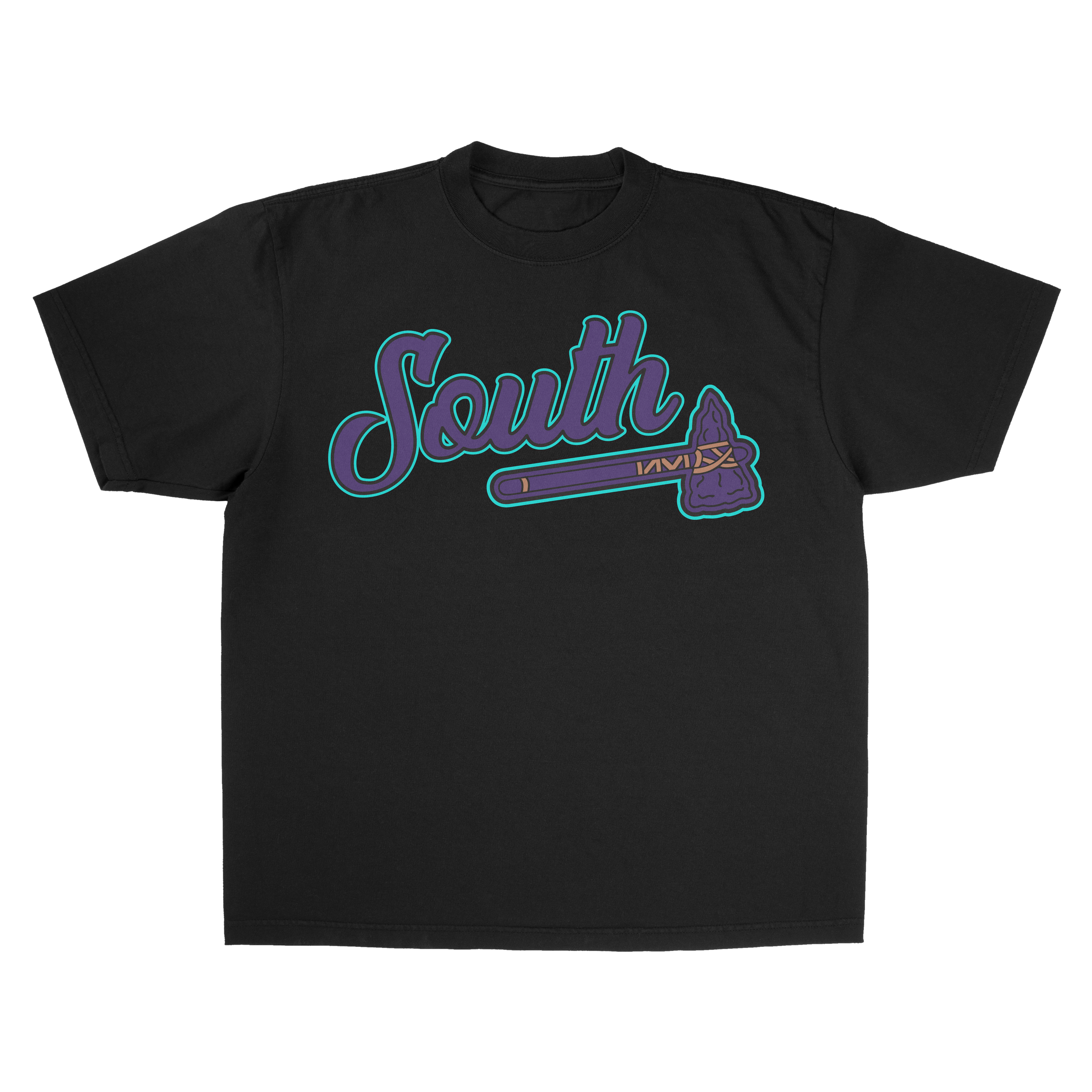 Neon Grape Tomahawk Tee (Black/Purple)