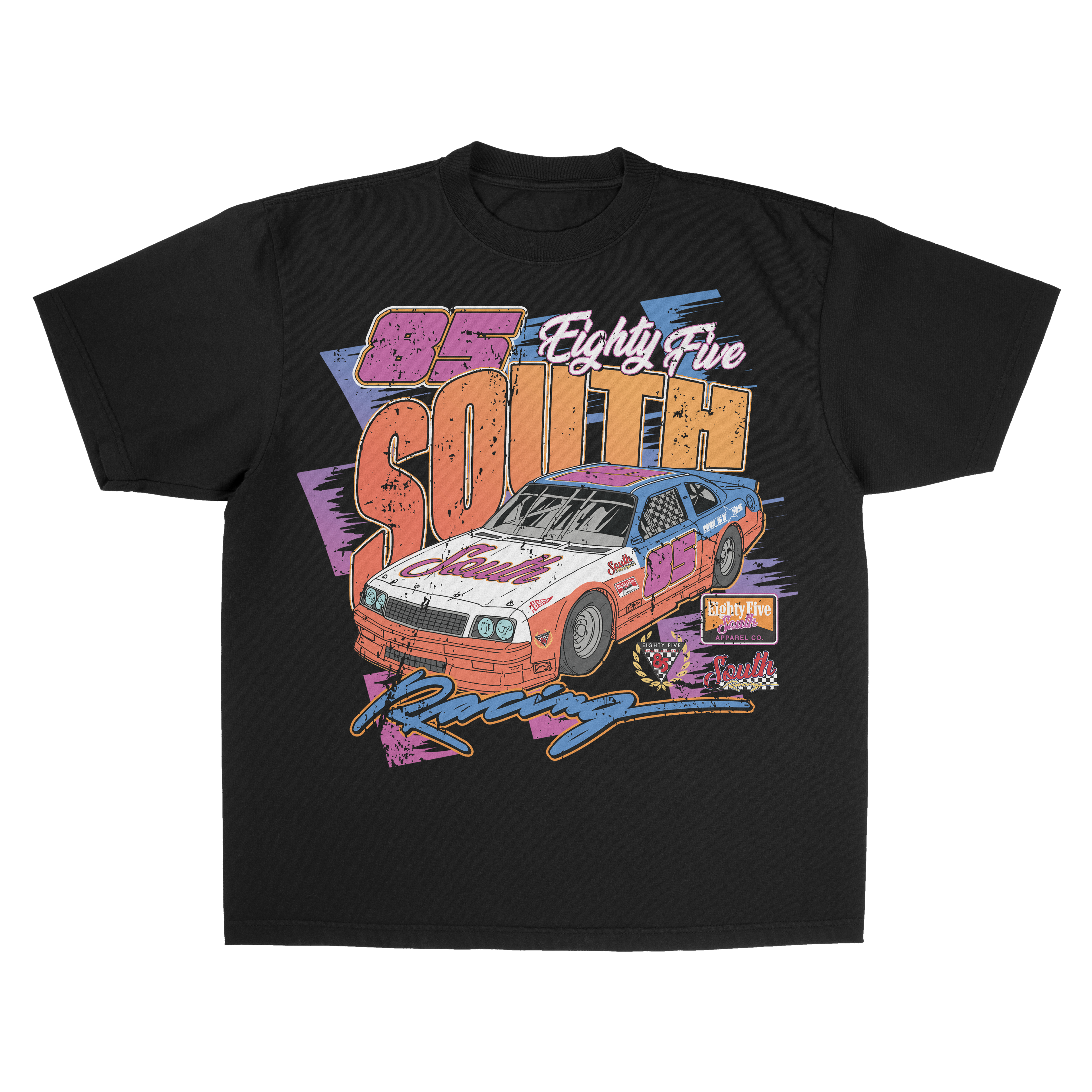Neon Nascar Tee (Black)