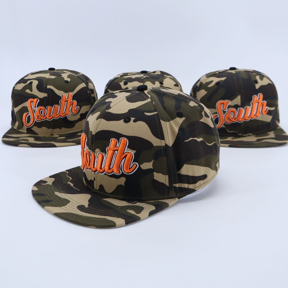 South Script Snapback Camo