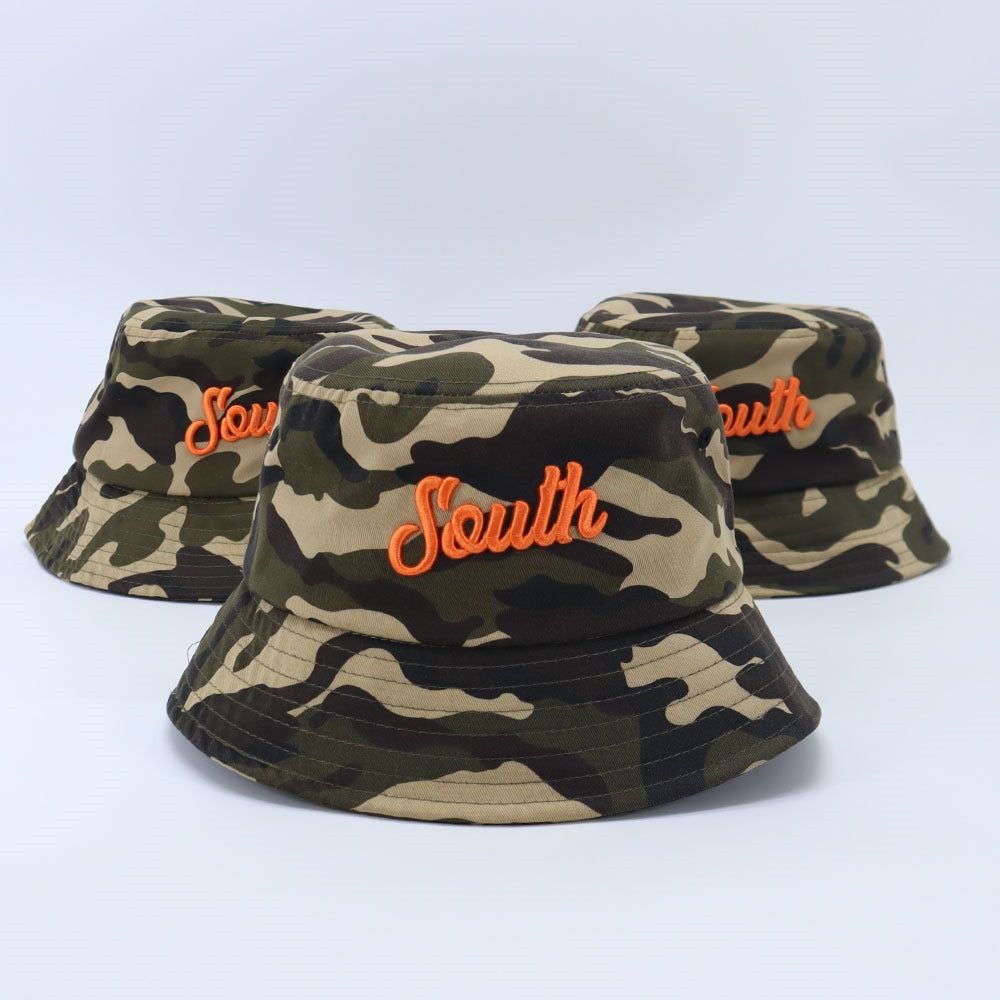 South Script Bucket Hat - Camo