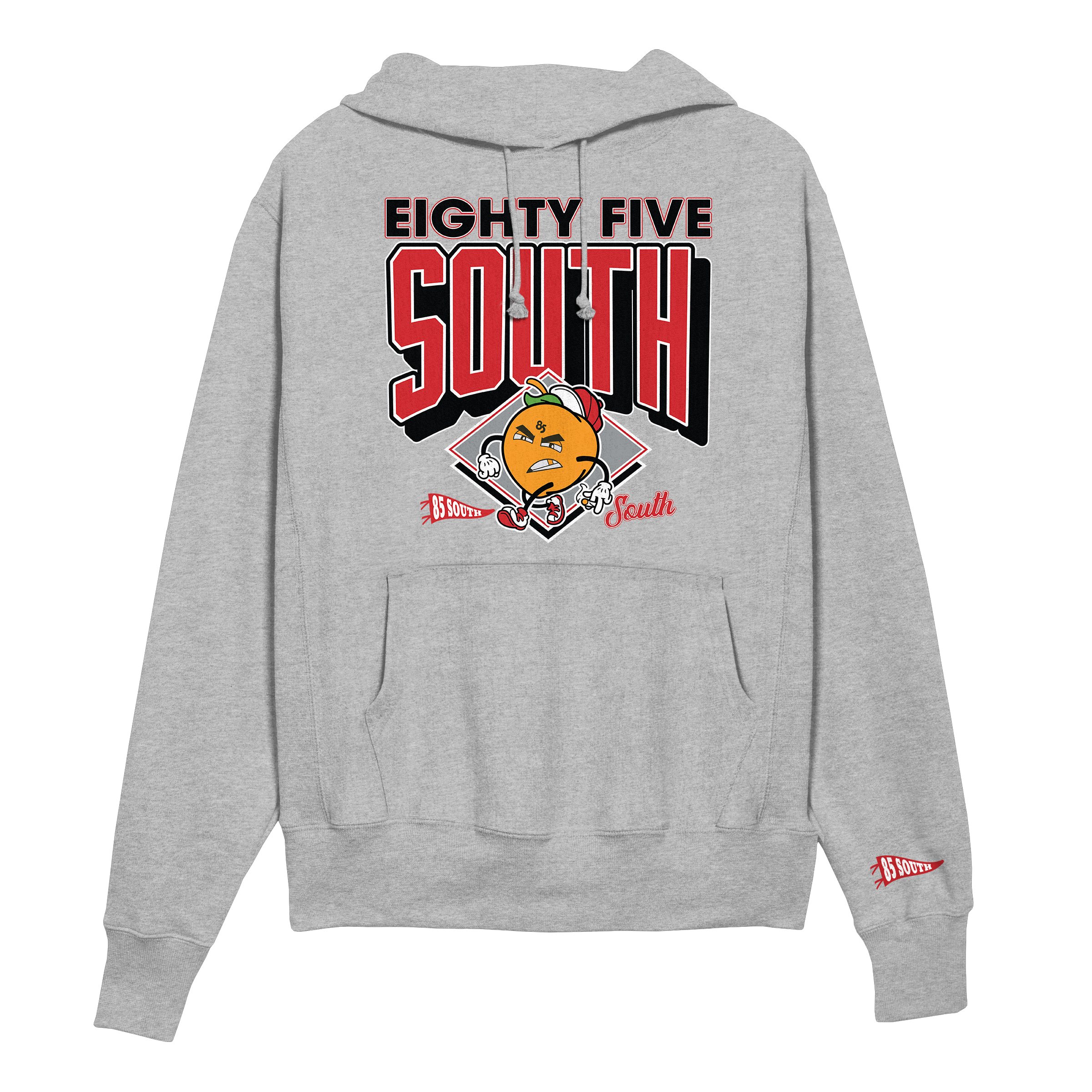 C3 - Pro Sport Arch Hoodie - Grey/Red