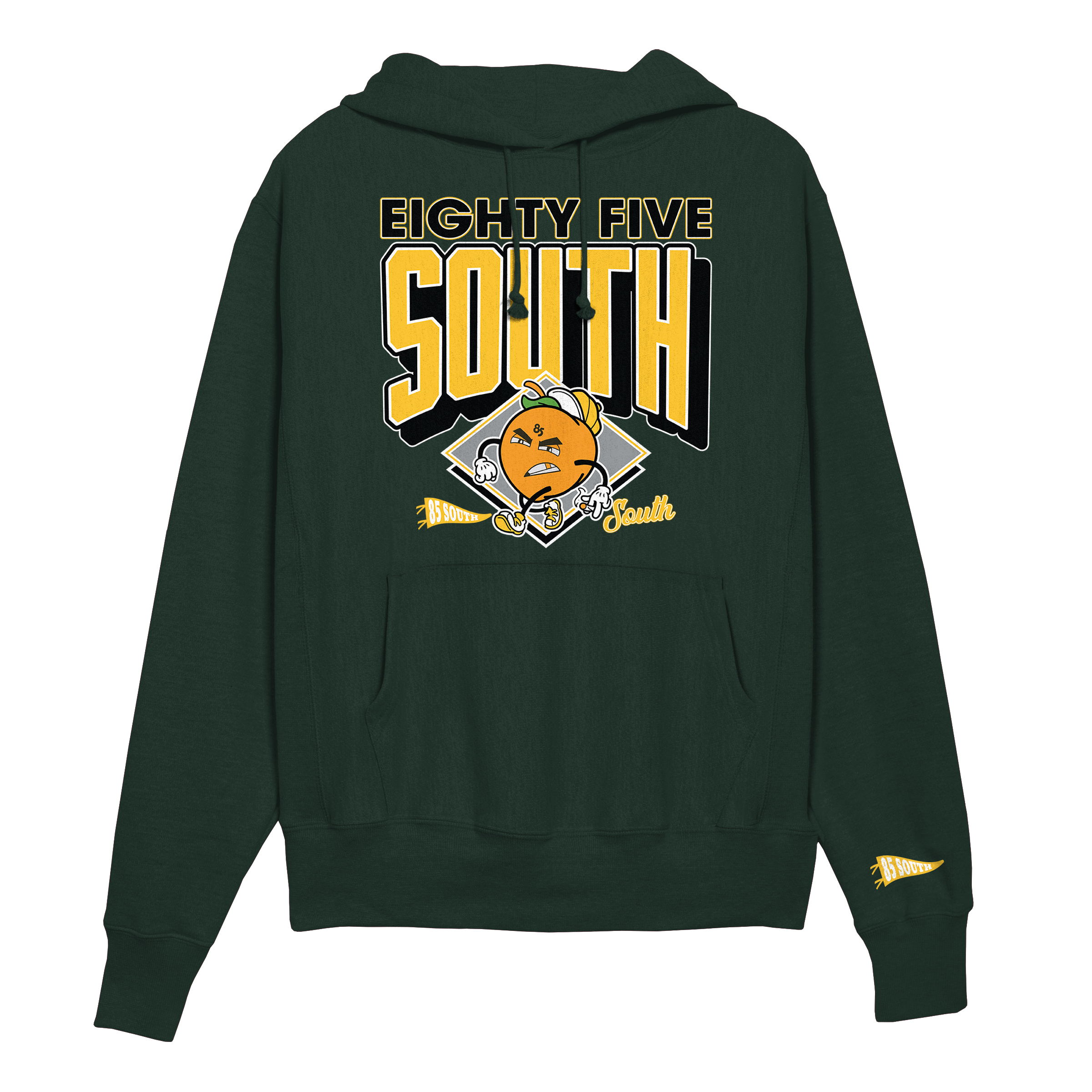 A3 - Pro Sport Arch Hoodie - Forest Green/Gold