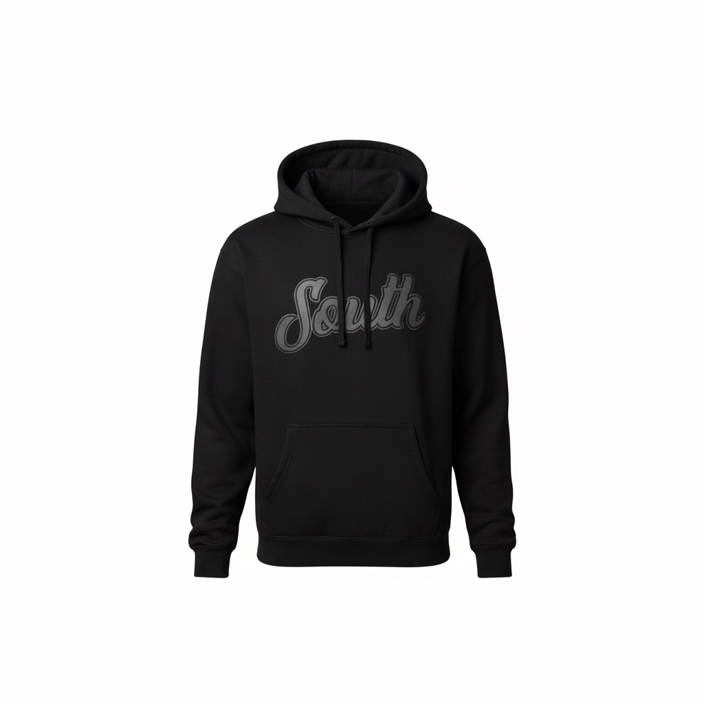 Classic South Hoodie (Black/Black)