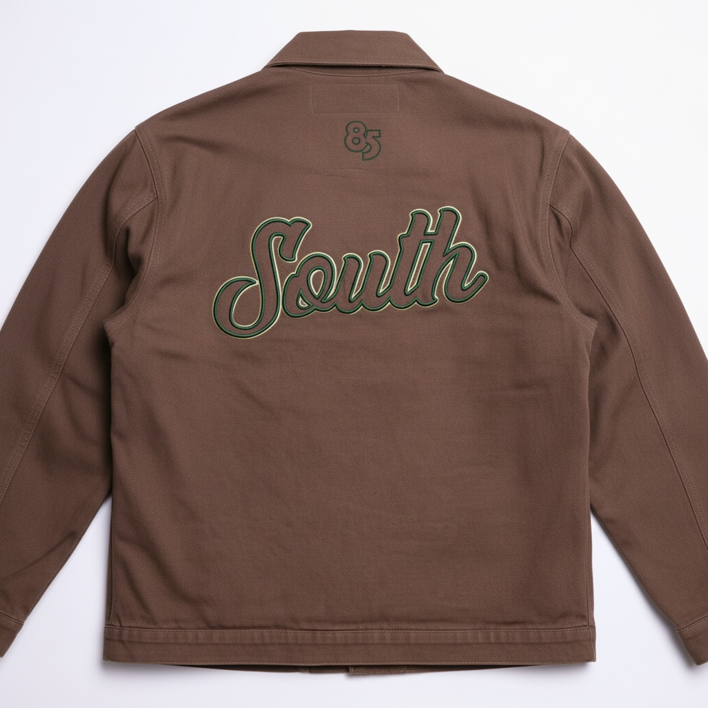 STB Tour Crew Jacket - Brown/ Forest Green
