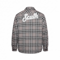 South Script Flannel Jacket (Dark Grey)