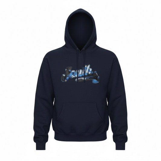 Tomahawk Blue Camo Midweight Hoodie (Navy/Blue)