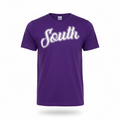 Classic South Logo Tee (Purple/White)