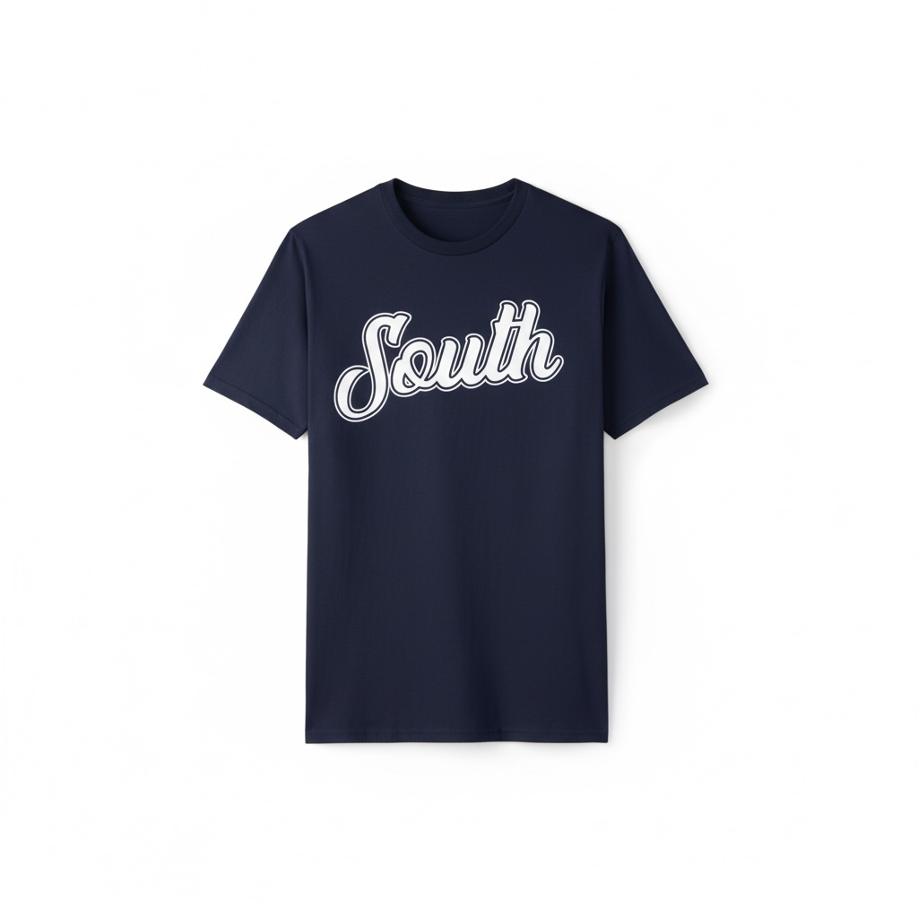 Classic South Tee (Navy/White)