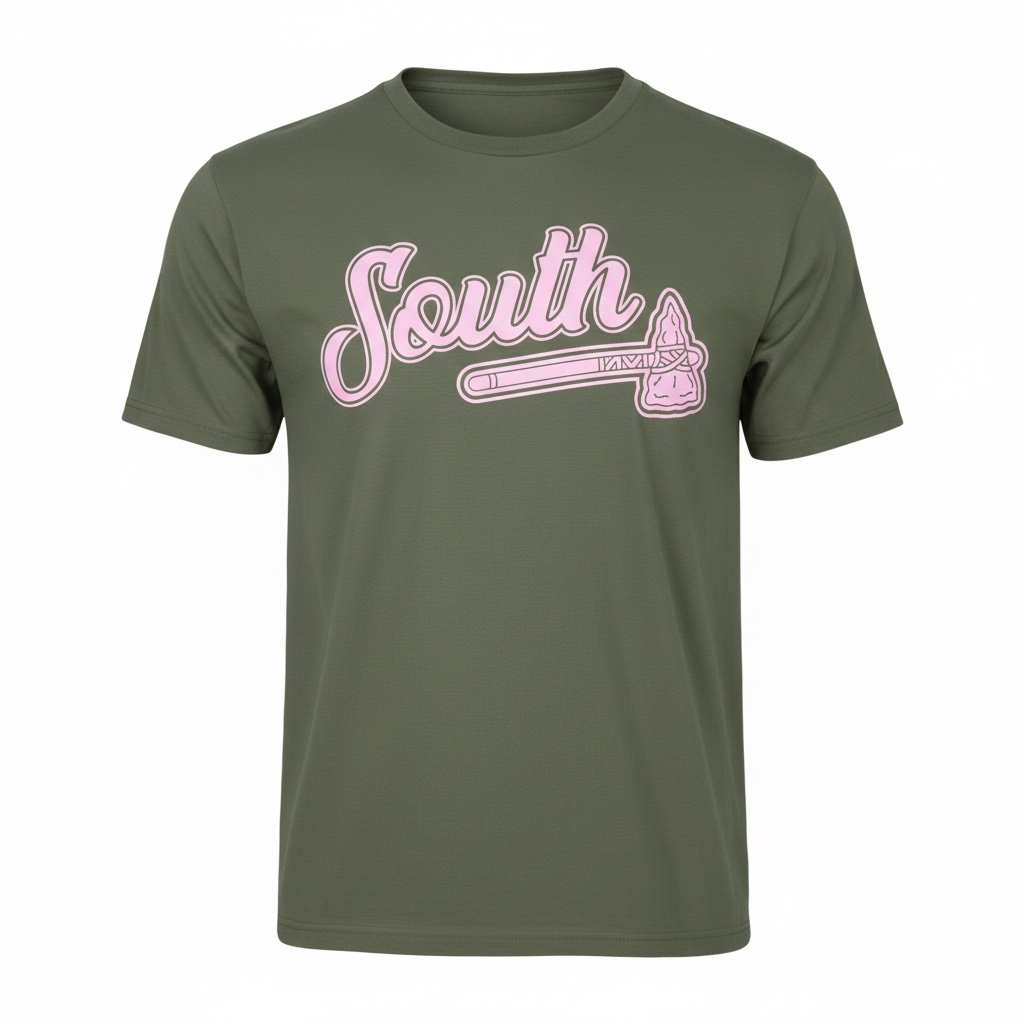 *BCA* Tomahawk Tee (Military Green/Pink)