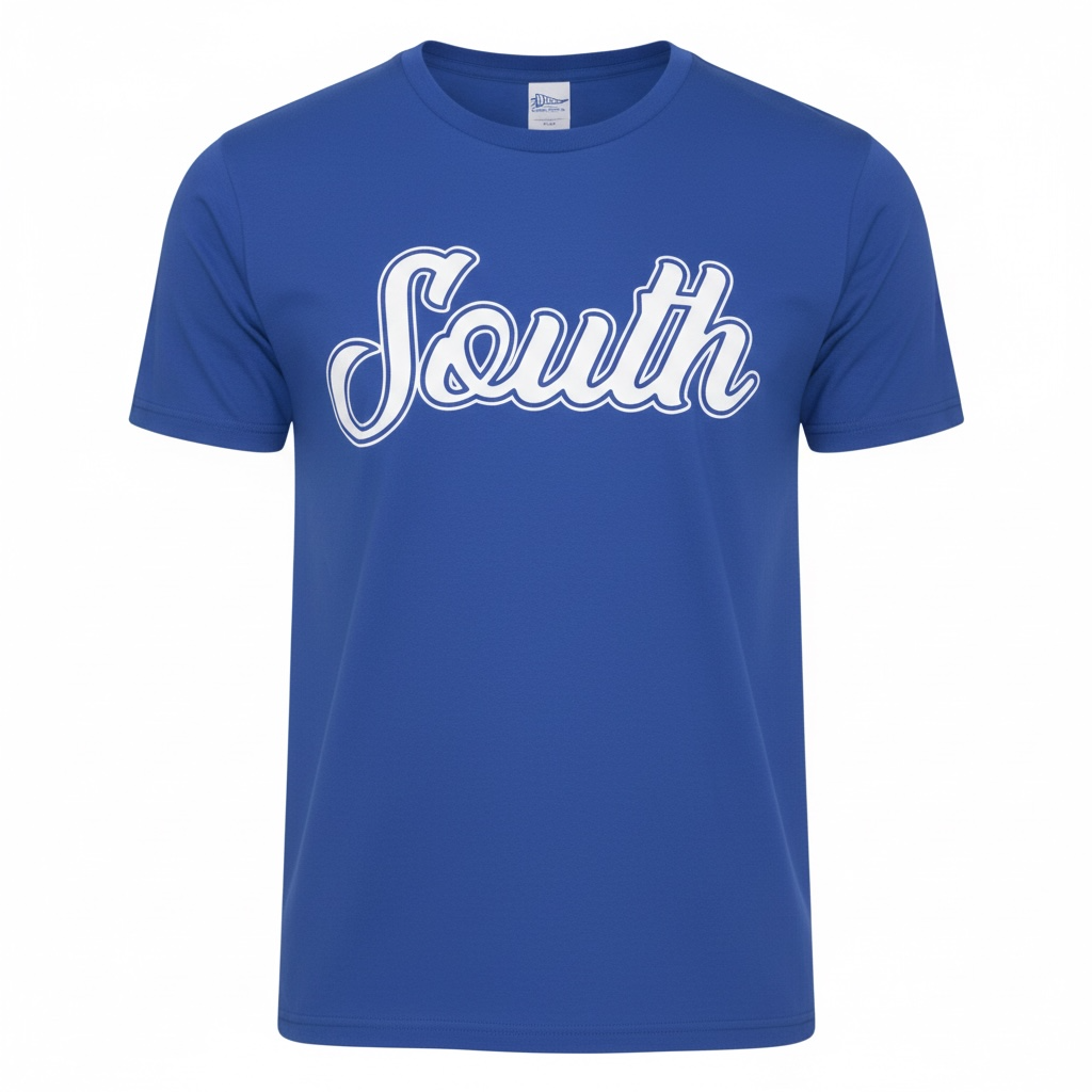 Classic South Logo Tee (Blue/White)