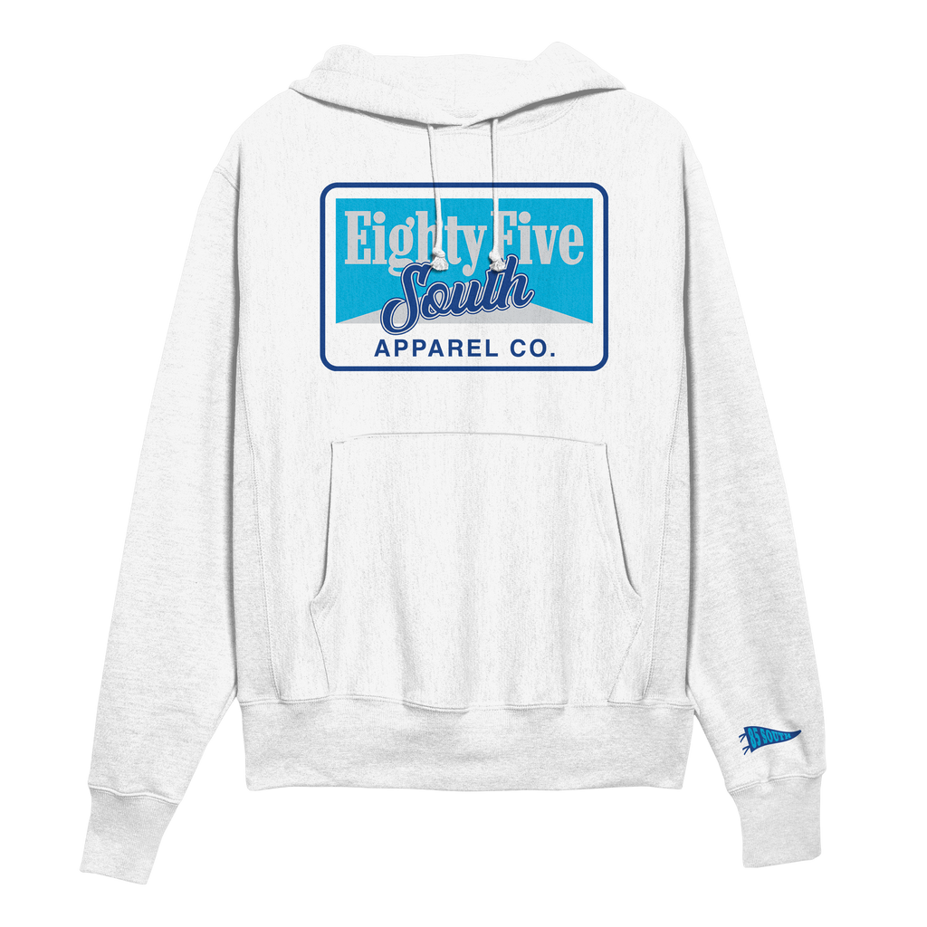 A1 - Retro Cig Badge Hoodie - White